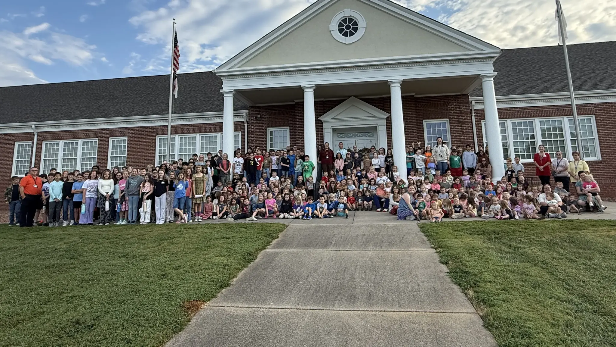 Students in a classroom